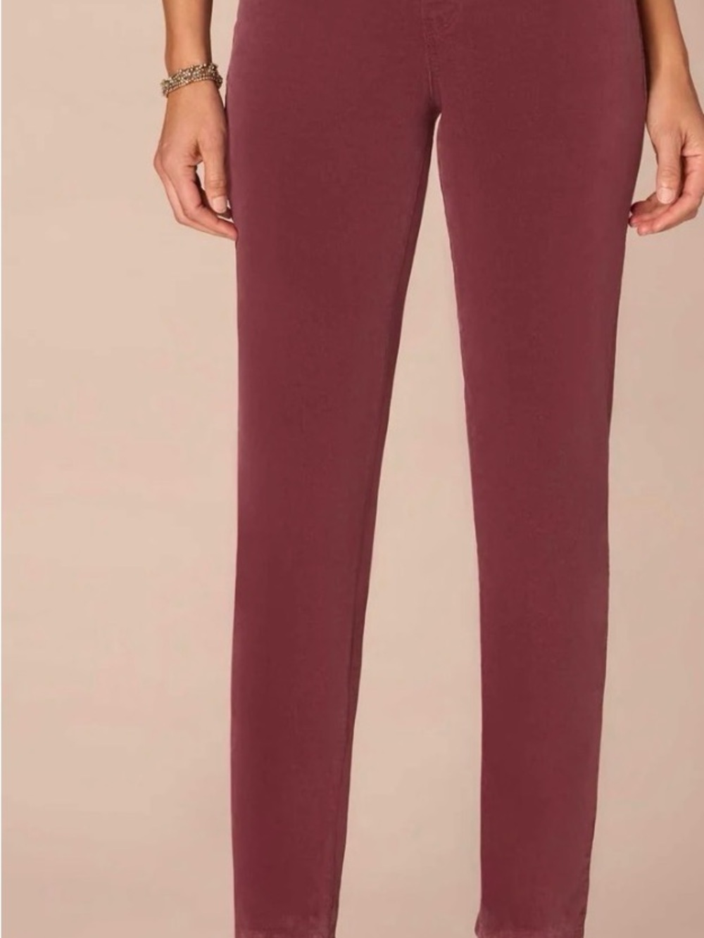 Democracy "Ab"solution® 8 Petite Corduroy Straight Leg Fig jam NWT